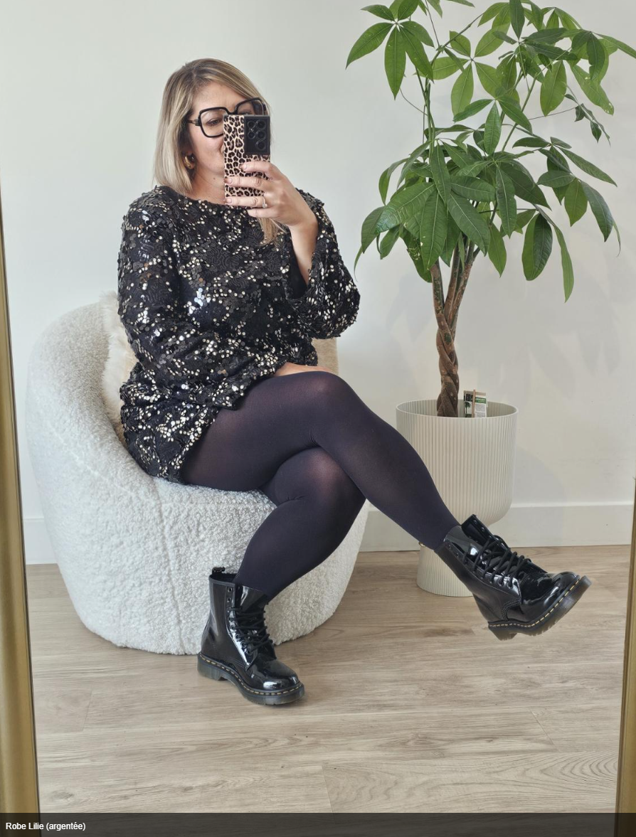 Robe Lilie (argentée)