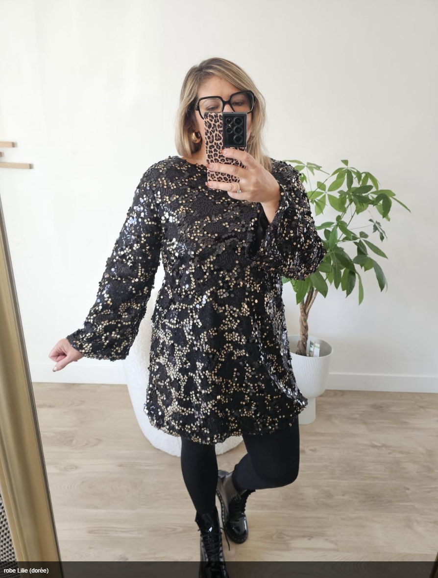 Robe Lilie (argentée) – Image 2