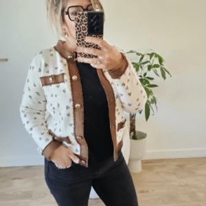 Gilet Mia (chocolat)